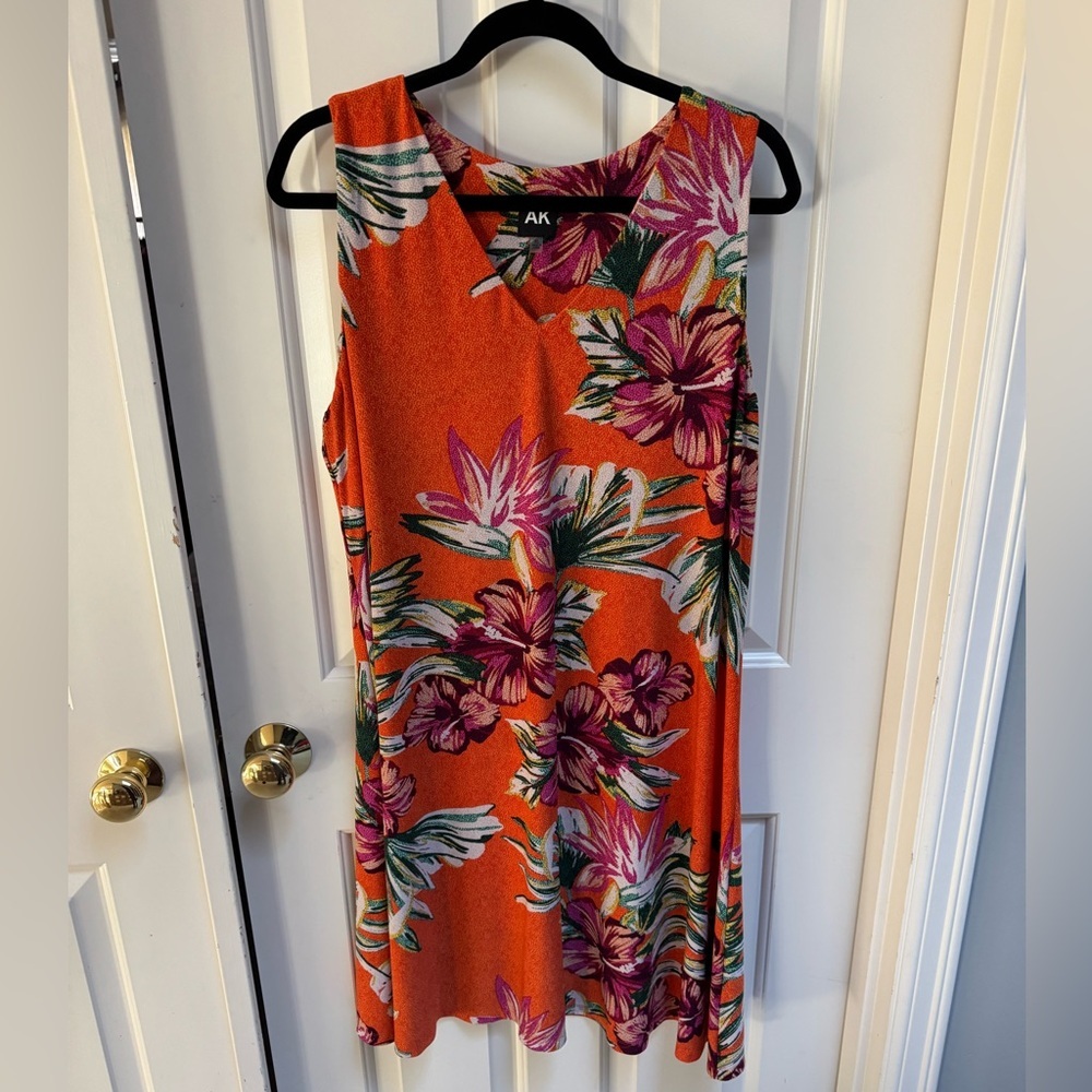 Tropical Floral Anne Klein Dress